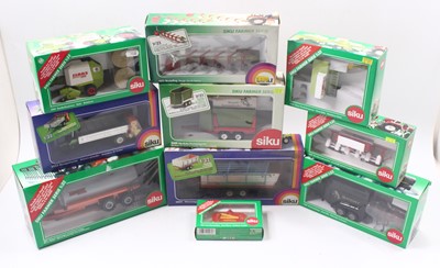 Lot 1834 - Ten Siku 1/32 scale diecast farming...