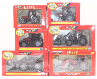Lot 1837 - Six various boxed Britains 1/32 scale Case...