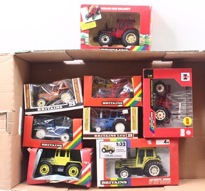 Lot 1840 - Eight various boxed mixed issue Britains 1/32...