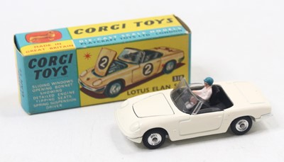 Lot 1375 - Corgi Toys No. 318 Lotus Elan S2, comprising...