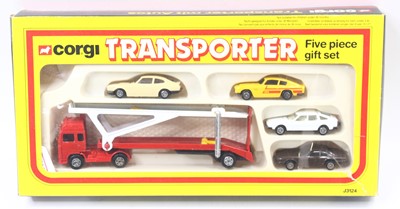 Lot 1471 - Corgi Juniors gift set No. J312 Transporter...
