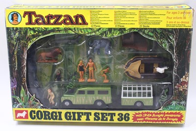 Lot 1167 - Corgi Toys gift set 36 Tarzan gift set,...