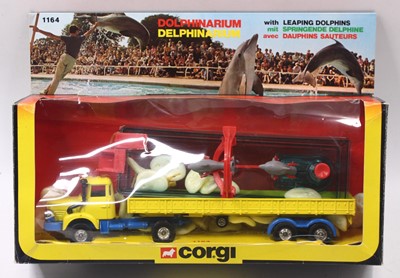 Lot 1195 - Corgi 1164 Berliet "Dolphinarium" Truck and...
