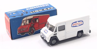 Lot 1775 - Lion Car No.55 Commer Birds Eye Van in a white...