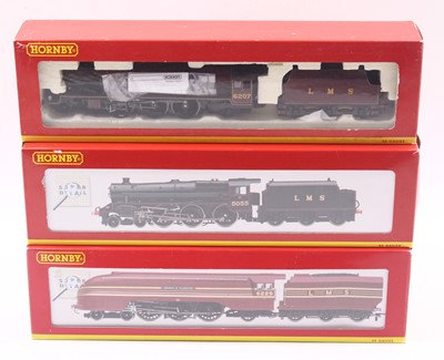 Lot 532 - Three Hornby 00 gauge locos to include an LMS...