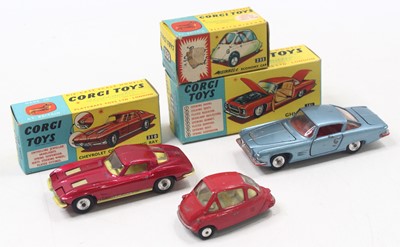 Lot 1489 - Corgi Toys group of 3 worn Diecasts to include;...