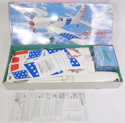 Lot 1695 - A radio controlled and petrol driven plastic...