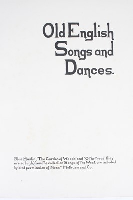 Lot 2010 - Robertson, Walford Graham: Old English Songs...