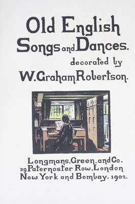 Lot 2010 - Robertson, Walford Graham: Old English Songs...
