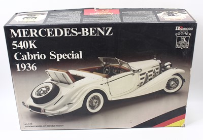 Lot 1674 - Pocher No. K82 1/8th scale kit of a Mercedes...