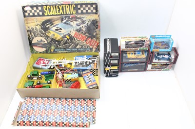 Lot 2058 - A large collection of Scalextric cars, track,...