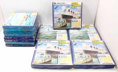 Lot 2053 - A large collection of Triang Minic ship sets,...