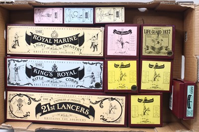 Lot 2121 - One tray containing Britains lead soldiers...