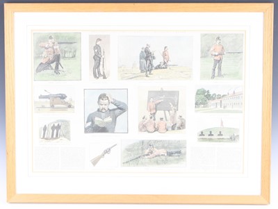 Lot 632 - Sketches At The School Of Musketry Hythe,...