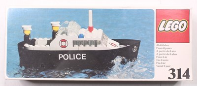 Lot 2019 - Lego Sealed Vintage No.314 Police Boat, housed...