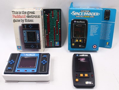 Lot 2001 - Entex Group of 2 Arcade Handheld consoles to...
