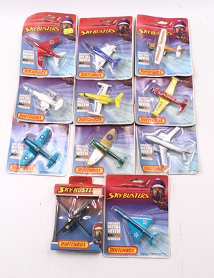 Lot 1570 - Matchbox Sky-busters group of 11 Aircraft...