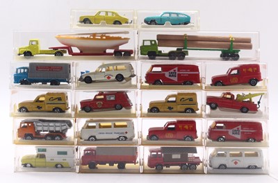 Lot 1790 - Majorette Cased group of 20 cased diecasts to...
