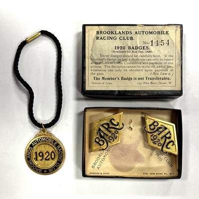 Lot 477 - A set of three Brooklands Automobile Racing...