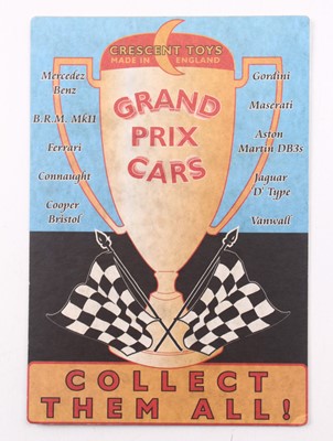 Lot 1756 - Crescent Toys Grand Prix Cars reproductional...