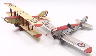 Lot 2076 - Meccano group of 2 pre-built Constructor...