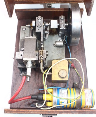 Lot 10 - Scratch-built 2-stroke petrol combustion...