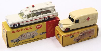 Lot 1285 - Dinky Toys emergency service group of 2 to...