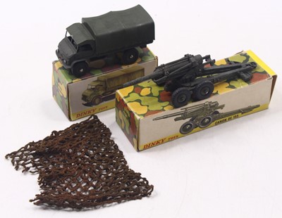 Lot 1171 - French Dinky Toys group of 2 military diecasts...