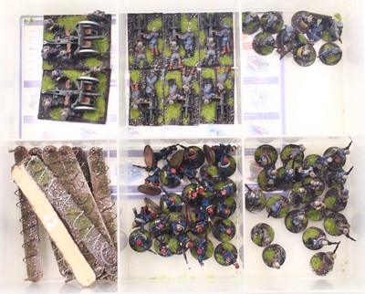 Lot 1887 - A collection of 28mm scale Prussian infantry...