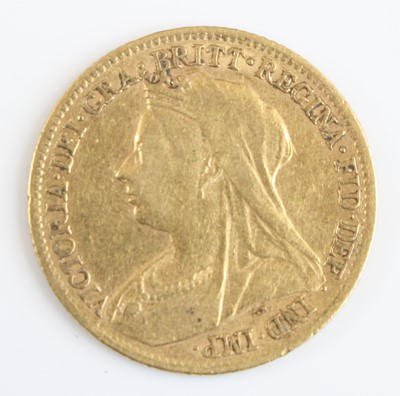 Lot 2233 - Great Britain, 1900 gold half sovereign,...