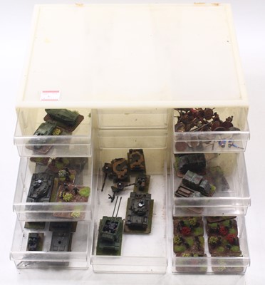 Lot 1912 - A collector's chest containing a quantity of...