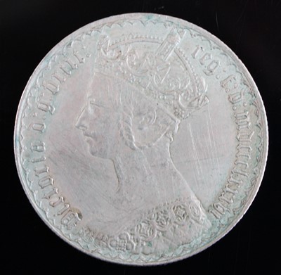 Lot 2474 - Great Britain, 1886 Gothic florin, Victoria...