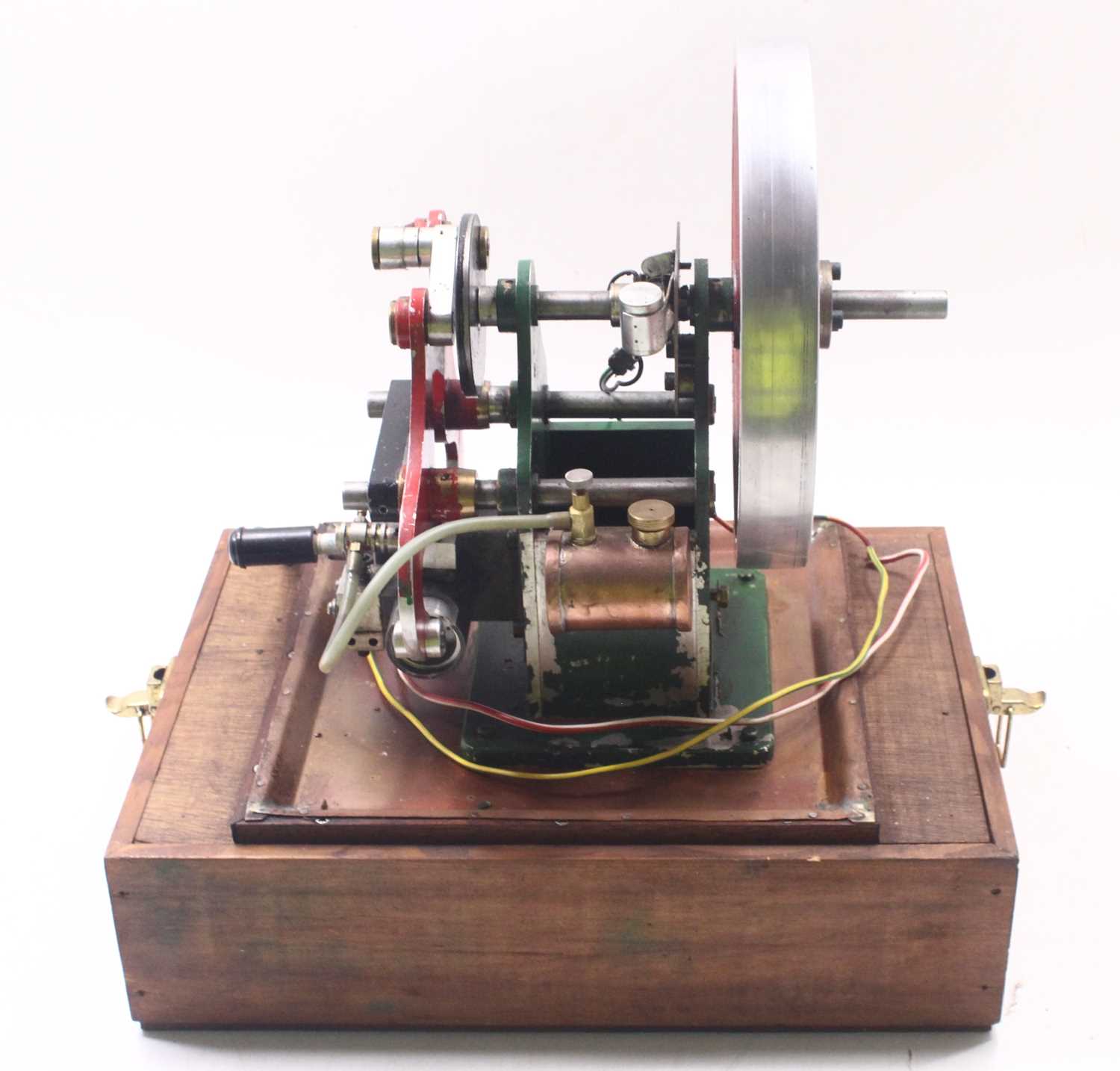 Lot 9 - A large stationary 4-stroke petrol engine,...
