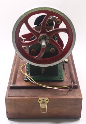 Lot 9 - A large stationary 4-stroke petrol engine,...