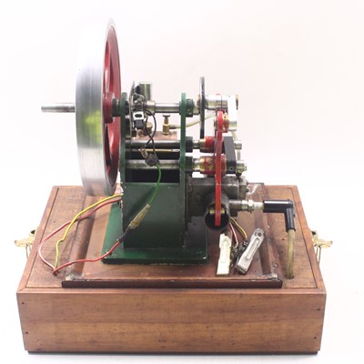 Lot 9 - A large stationary 4-stroke petrol engine,...