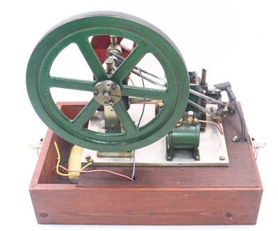Lot 8 - A large scratch-built 4-stroke stationary...