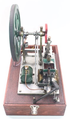 Lot 8 - A large scratch-built 4-stroke stationary...