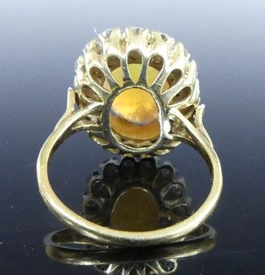 Lot 2501 - An 18ct yellow and white gold, opal and...