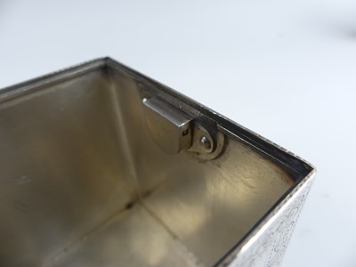 Lot 1098 - A George III silver tea caddy modelled as a...