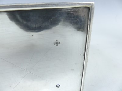 Lot 1098 - A George III silver tea caddy modelled as a...