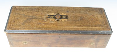 Lot 615 - A late 19th century Swiss music box by Nicole...