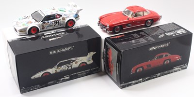 Lot 718 - Minichamps 1/18 scale modern issue diecast...