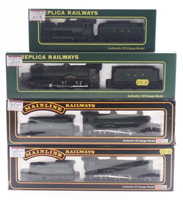 Lot 407 - Four 00 gauge locos to include a Replica...