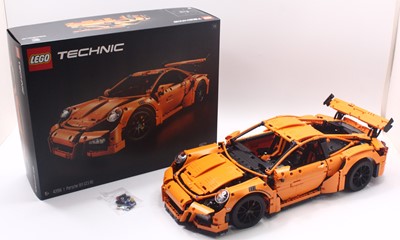 Lot 1884 - Lego Technic built model of a No.42056 Porsche...