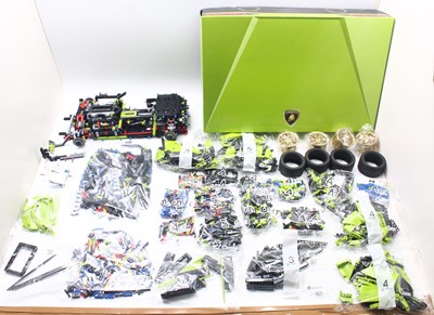 Lot 1885 - Lego Technic No.42115 part built model of a...