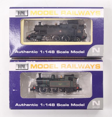 Lot 584 - Two Dapol N gauge locos to include a 14xx in...