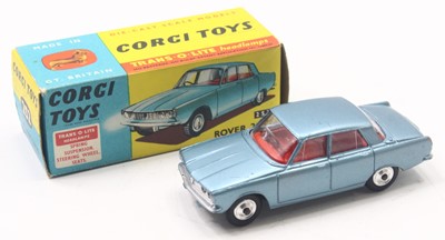 Lot 1135 - Corgi Toys No. 252 Rover 2000 comprising a...