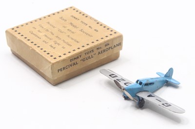 Lot 1351 - Dinky Toys No. 60K Percival Gull single engine...