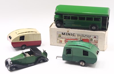 Lot 1965 - Triang Minic No.52M Single Deck Bus, two-tone...