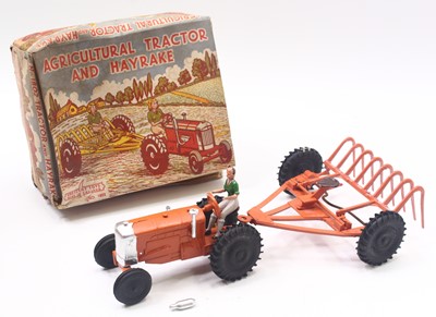 Lot 2031 - Crescent Toys Agricultural Tractor and Hayrake...